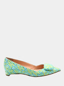 RUPERT SANDERSON - New Aga Ballerina - Blauw/Groen