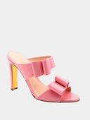 RUPERT SANDERSON - Sweetedge Bow Sandal - Pink
