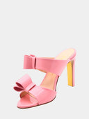RUPERT SANDERSON - Sweetedge Bow Sandal - Pink