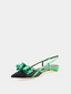 Fay 05 Sling Satin - Emerald