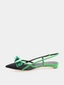 Fay 05 Sling Satin - Emerald