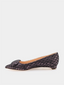 RUPERT SANDERSON - Mermaid Pebble Ballerina - Zwart en roze 