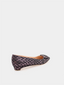 RUPERT SANDERSON - Mermaid Pebble Ballerina - Zwart en roze 
