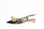 RUPERT SANDERSON - Fay 05 Bow Sling - Doré et Noir