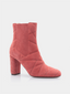 Bottines à talon - Saumon