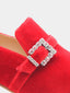 Crystal Geo Buckle - Rouge