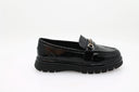 Evanthi Patent Loafers - Black