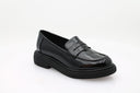 Adenike Patent Leather Loafer - Black