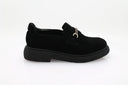 Alizée Suede Loafer - Black
