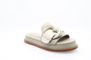 Leather mules - Sage green