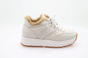 Furry basket - White