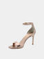 Amber 85 Sandal - Rose métallique