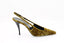 YVES SAINT-LAURENT - Tom 90 Slingback Velluto Senape - Kaki