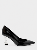 YVES SAINT LAURENT - Pump Opuym 85 - Zwart-Wit