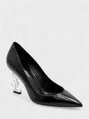 YVES SAINT LAURENT - Pump Opuym 85 - Zwart-Wit