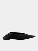 Nour Grosgrain Slippers - Black
