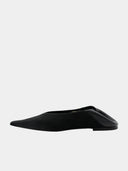 Nour Slippers Grosgrain - Zwart