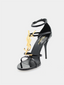 Cassandra 100 Sandal - Noir/Doré