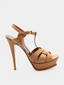 YVES SAINT-LAURENT - Tribute 105 Cuir Vegetal - Amber Caramel/Doré