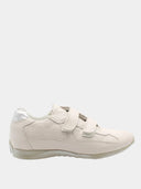 Lage kindersneakers met klittenband - Lichtbeige
