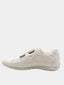 Baskets basses enfant à velcro - Beige clair