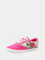 Baskets basses enfant à lacets - Rose
