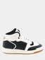 YVES SAINT-LAURENT - SL80 Mid Top Sneaker - Off-White/Noir