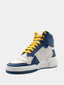 SL24 Baskets montantes - Bleu/Blanc cassé