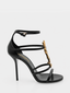 Cassandra 100 Sandal - Noir/Doré