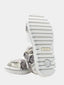 Sandales ouvertes enfant à motif reptile - Blanc et gris