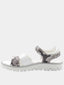Sandales ouvertes enfant à motif reptile - Blanc et gris